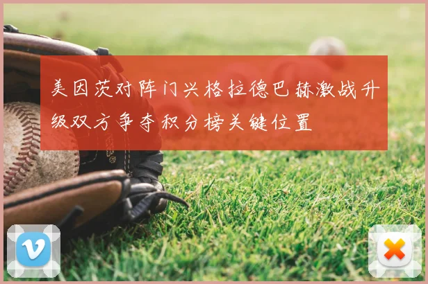 美因茨对阵门兴格拉德巴赫激战升级双方争夺积分榜关键位置